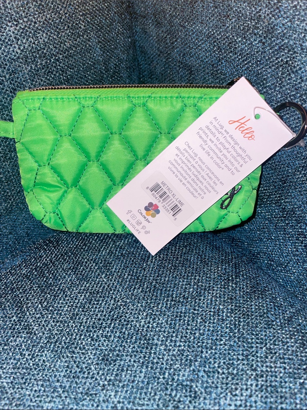 NWT- Lug Metro XL Lime
